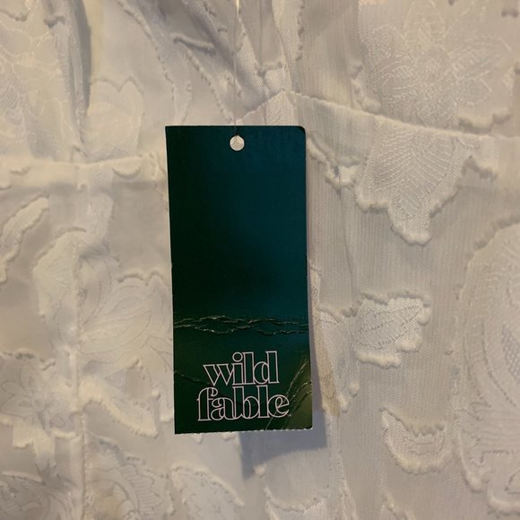 Summer Cotton Dress, Wild Fable, Size L, white and frilly - Picture 7 of 10